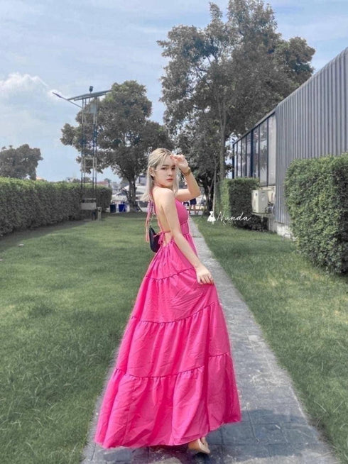 Summer Sleeveless Midi Dresses